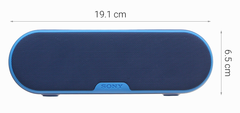 Loa bluetooth Sony SRS-XB2 - Kích thước loa