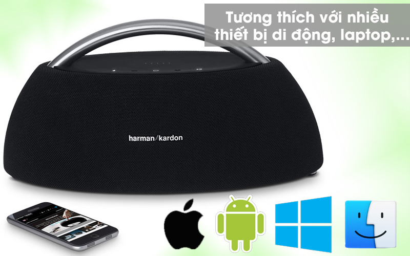 Harman Kardon Go + Play Mini Bluetooth Speaker-Kết nối nhiều thiết bị khác nhau